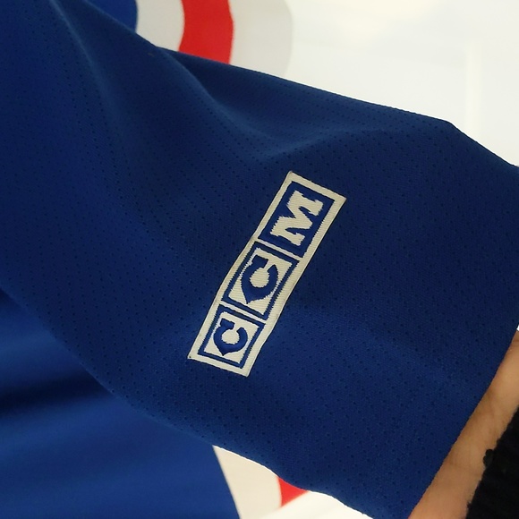 Authentic Rangers Jersey True Blue number 75 CCM size XL - Picture 6 of 11